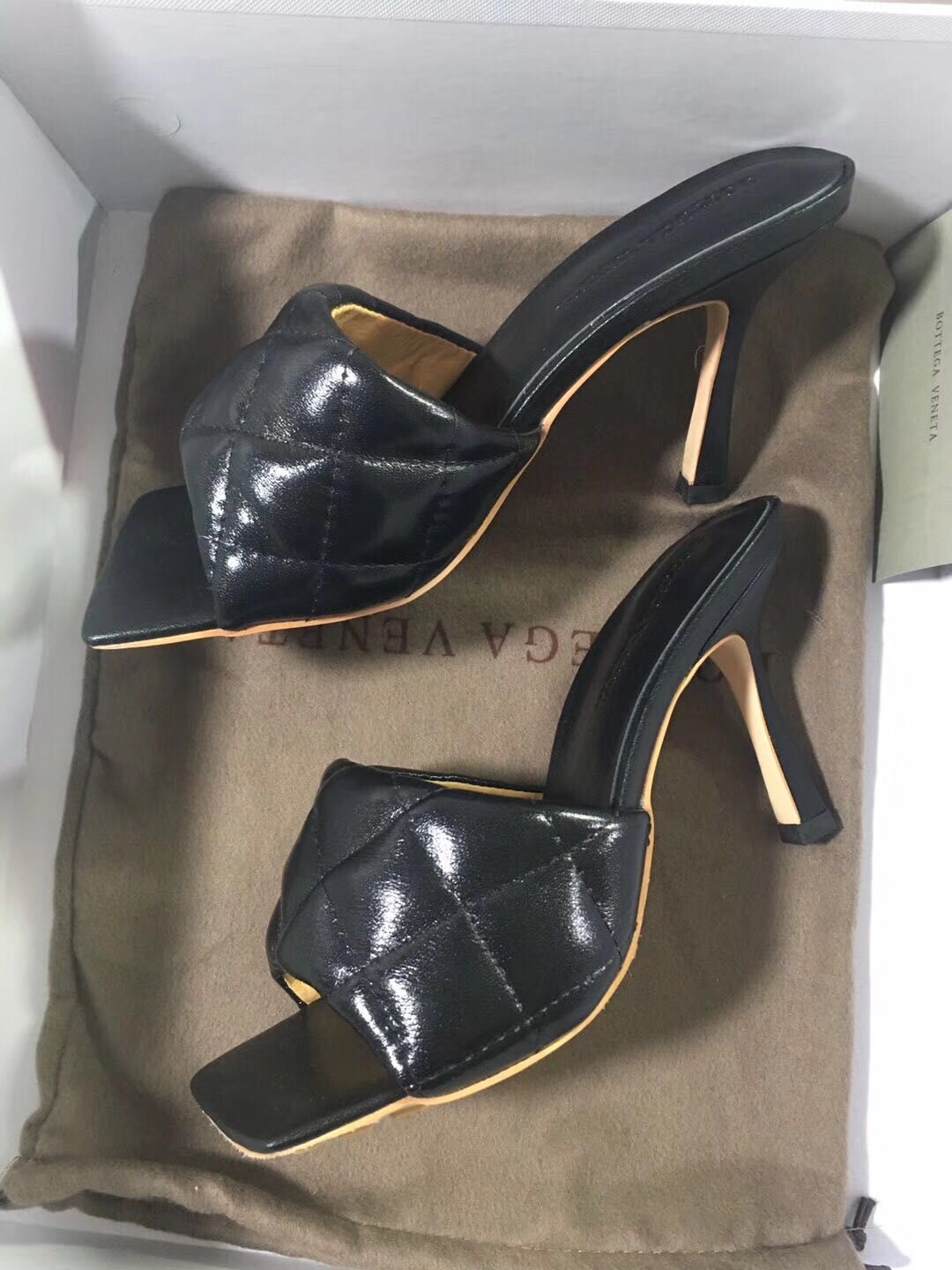 Bottega Veneta Shoes BV32657 Patent Black