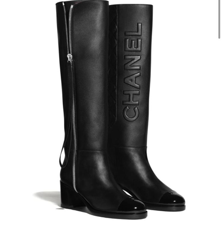Chanel Boots Shoes CH2785 Black