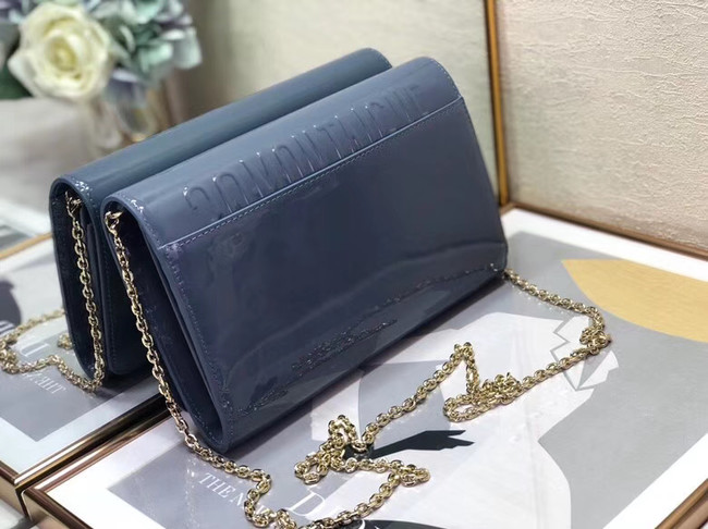 Dior leather Clutch bag M9205 blue