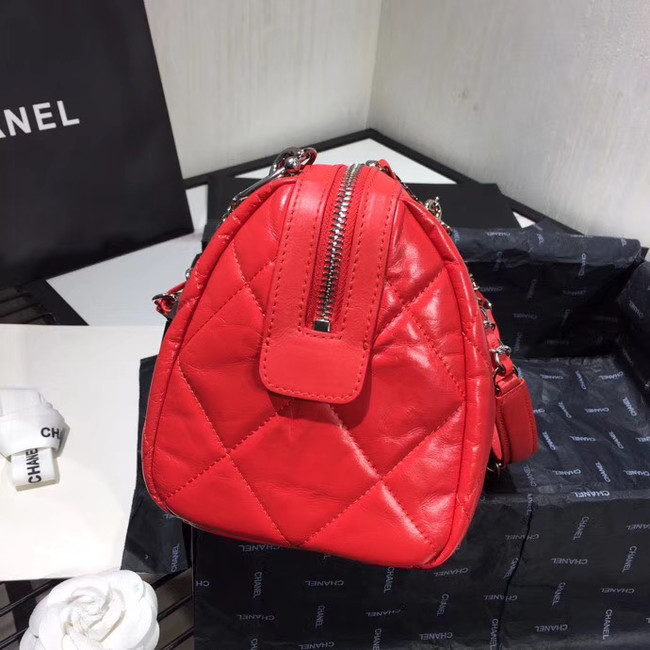 Chanel Bowling Bag AS1321 red