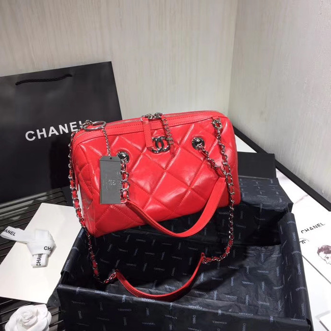 Chanel Bowling Bag AS1321 red