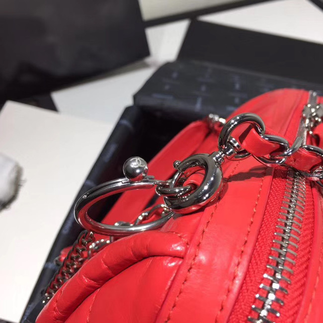 Chanel Bowling Bag AS1321 red