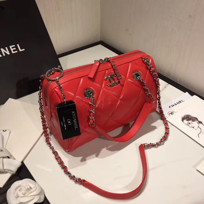 Chanel Bowling Bag AS1321 red