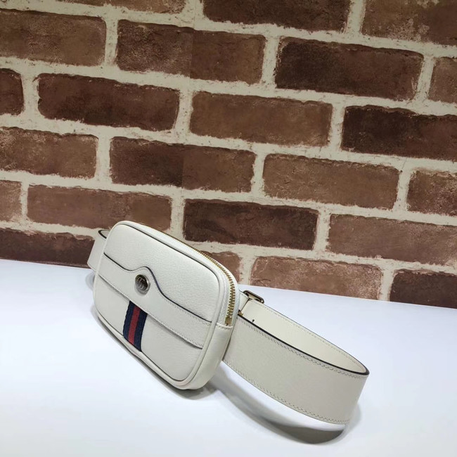 Gucci GG Original Leather belt bag 519308 white