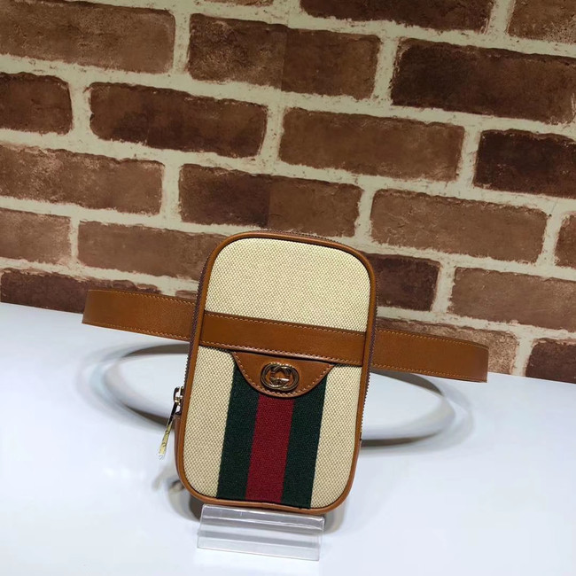 Gucci Soft GG Supreme belt bag 581519 brown