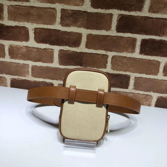 Gucci Soft GG Supreme belt bag 581519 brown