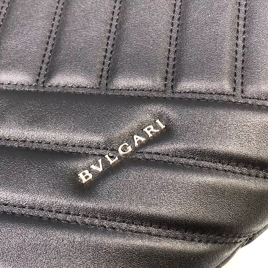 BVLGARI Shoulder Bag Calfskin Leather B287996 black