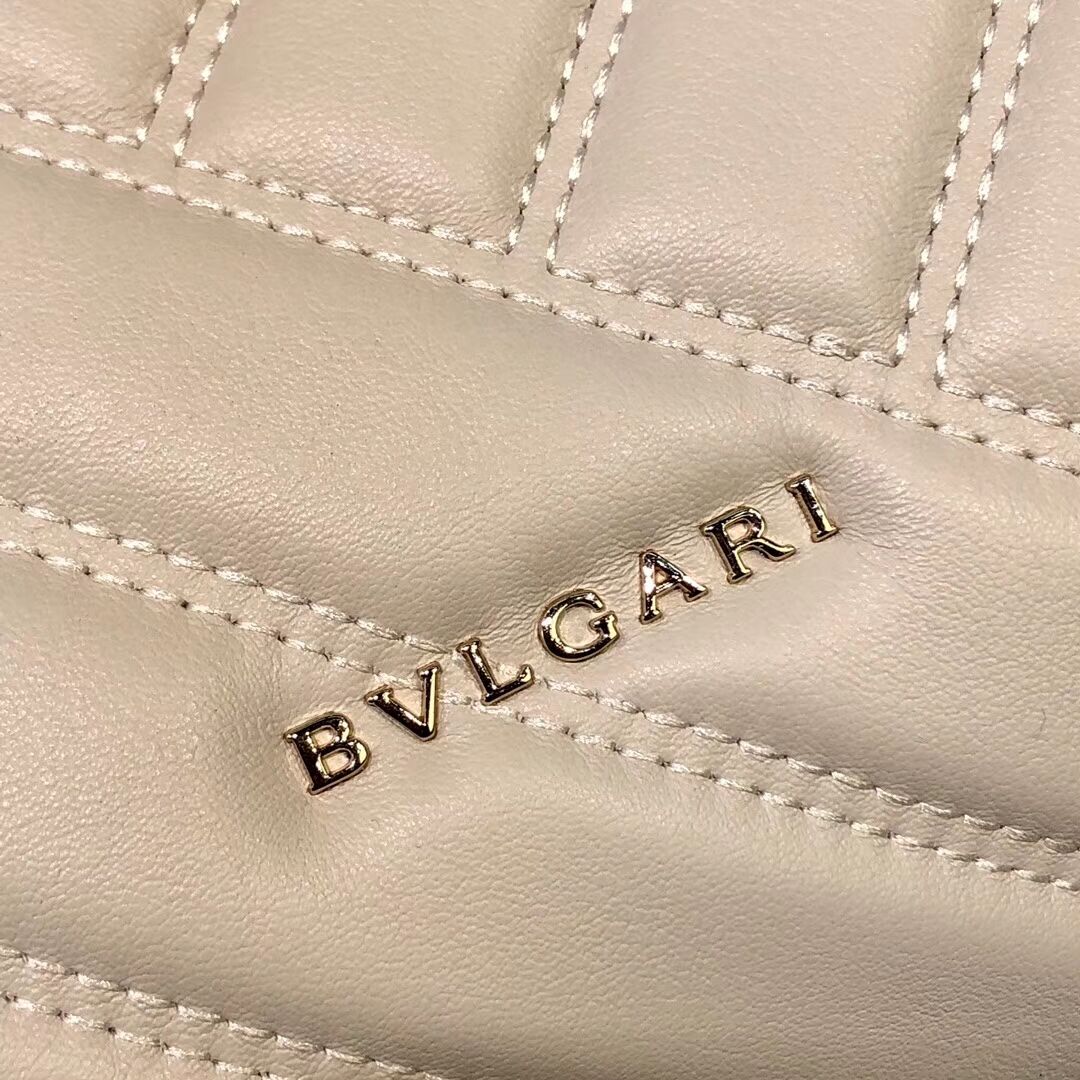 BVLGARI Shoulder Bag Calfskin Leather B287996 cream