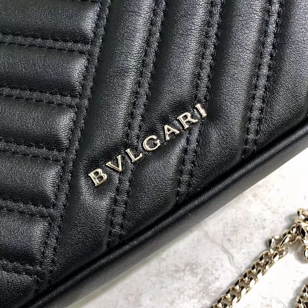 BVLGARI Shoulder Bag Calfskin Leather B288760 black