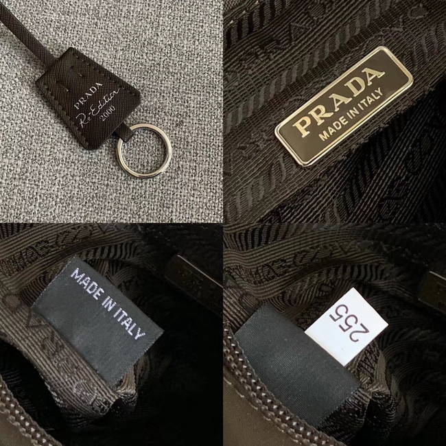 Prada Re-Edition nylon Tote bag 91204 Khaki