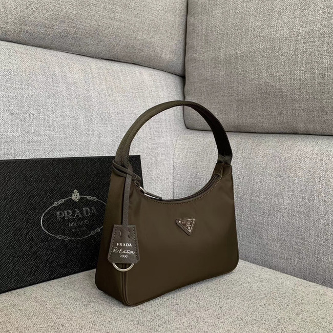 Prada Re-Edition nylon Tote bag 91204 Khaki