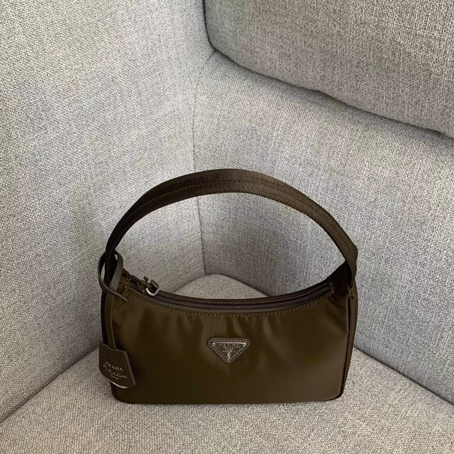 Prada Re-Edition nylon Tote bag 91204 Khaki