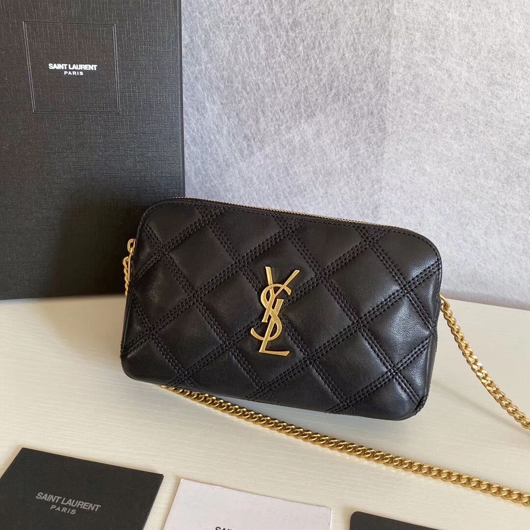 SAINT LAURENT Original Leather Shoulder Bag Y565041 black