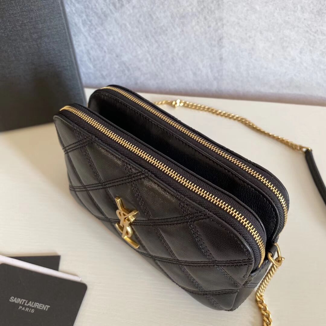 SAINT LAURENT Original Leather Shoulder Bag Y565041 black