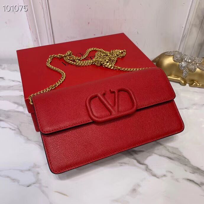 VALENTINO Origianl Leather Bag V0018 red