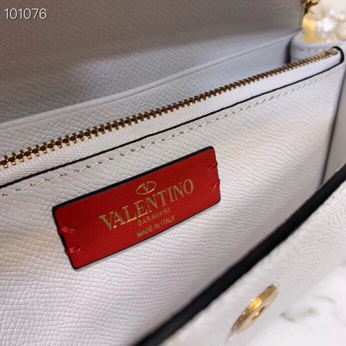 VALENTINO Origianl Leather Bag V0018 white 