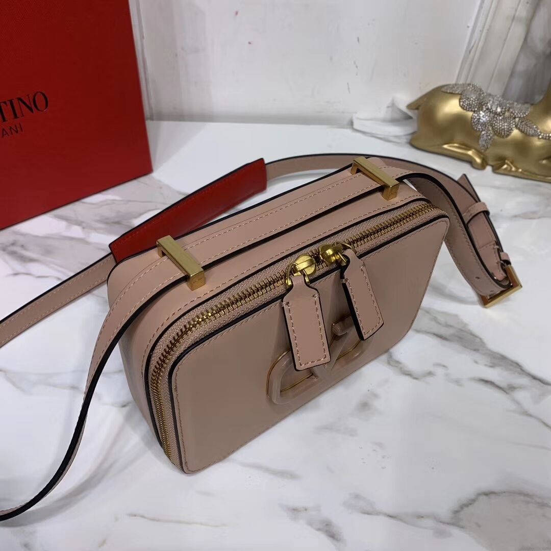 VALENTINO Origianl leather shoulder bag V0020 Nude