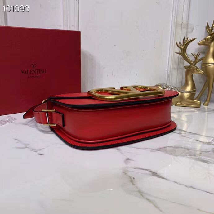 VALENTINO Origianl leather shoulder bag V0030 red