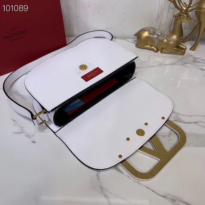 VALENTINO Origianl leather shoulder bag V0030A white