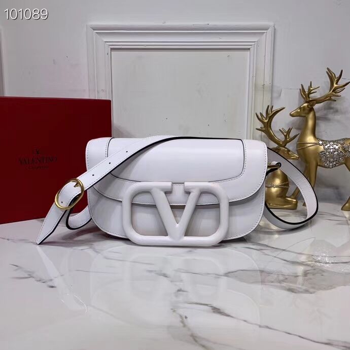 VALENTINO Origianl leather shoulder bag V0030A white