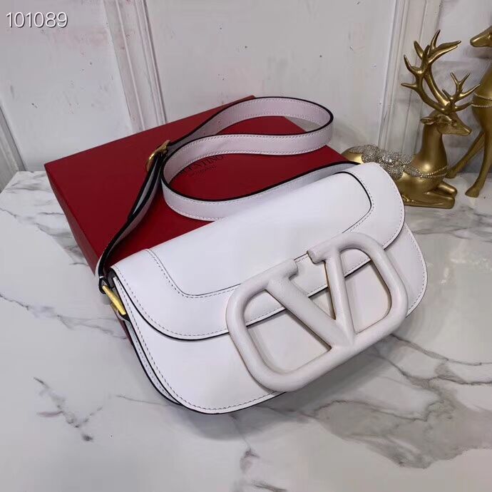 VALENTINO Origianl leather shoulder bag V0030A white