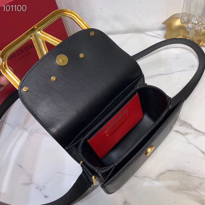 VALENTINO Origianl leather shoulder bag V0032 black