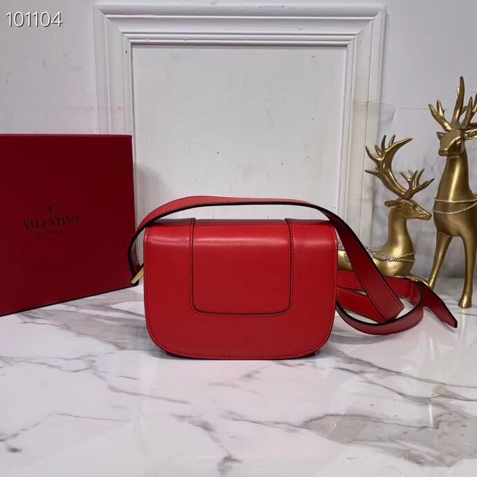 VALENTINO Origianl leather shoulder bag V0032 red