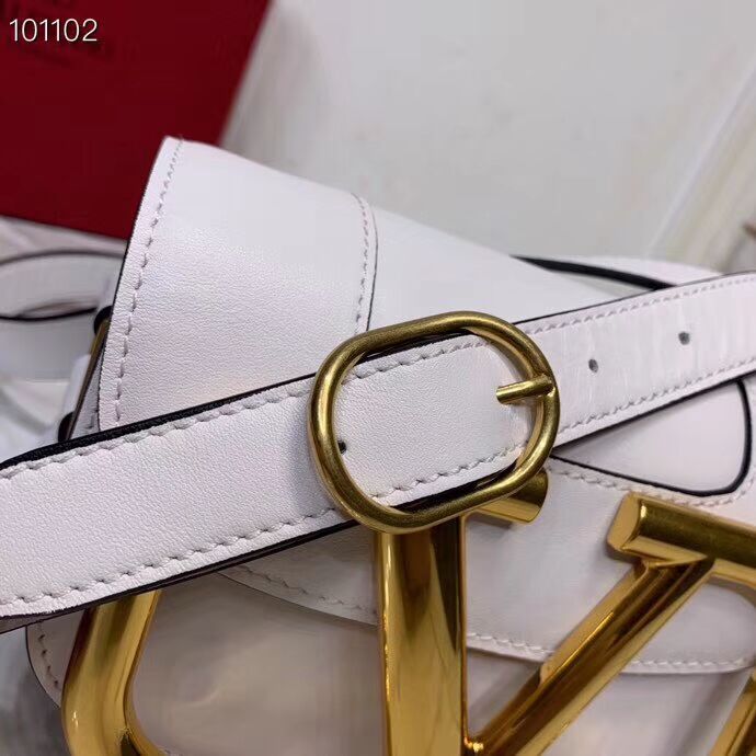 VALENTINO Origianl leather shoulder bag V0032 white