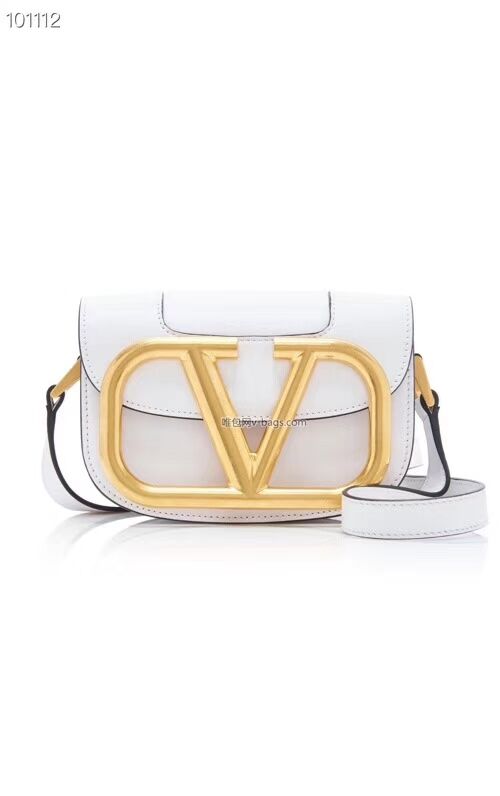 VALENTINO Origianl leather shoulder bag V0032 white