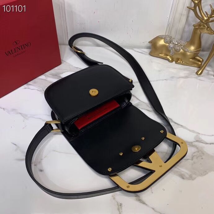 VALENTINO Origianl leather shoulder bag V0032A black