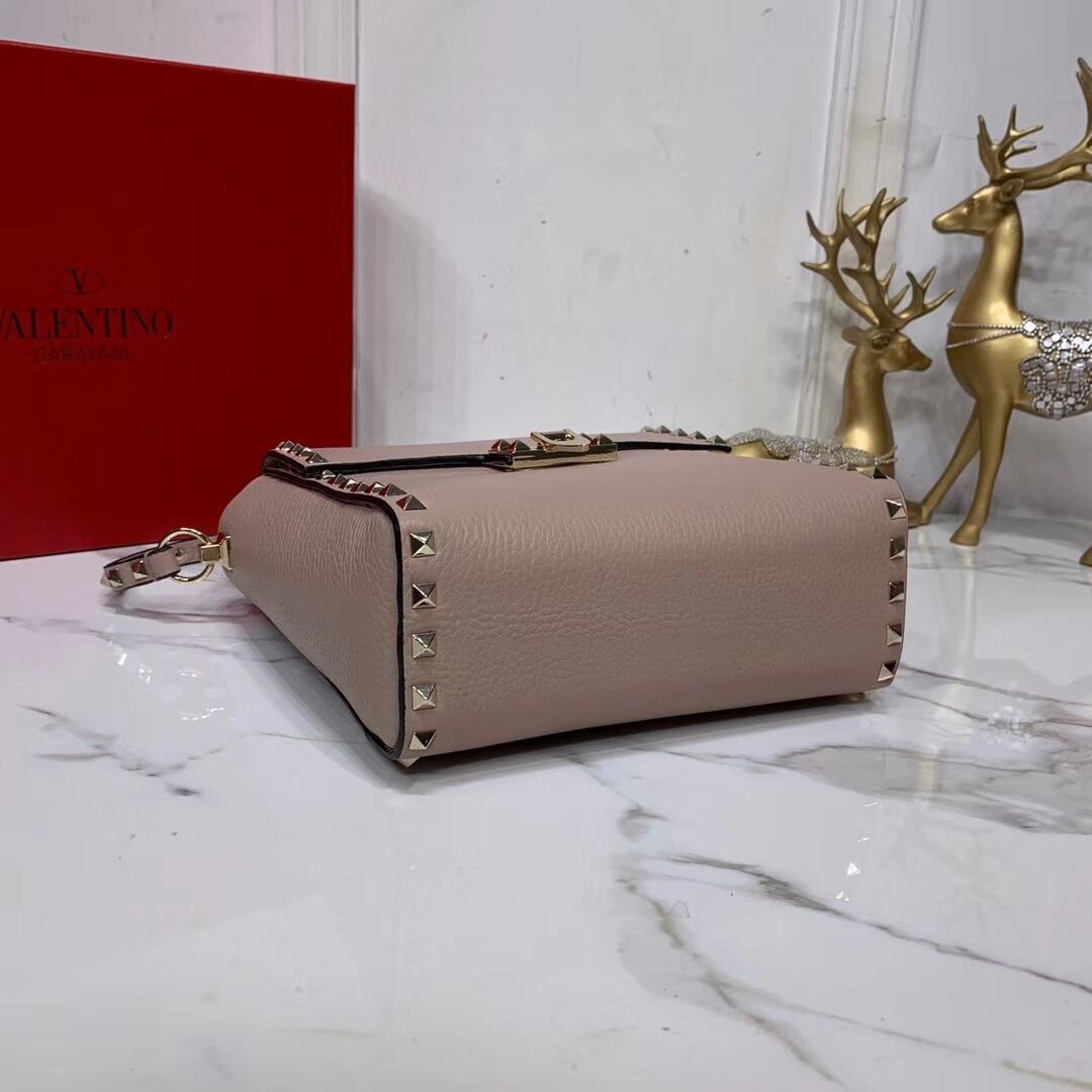 VALENTINO Origianl leather shoulder bag V0182 Nude