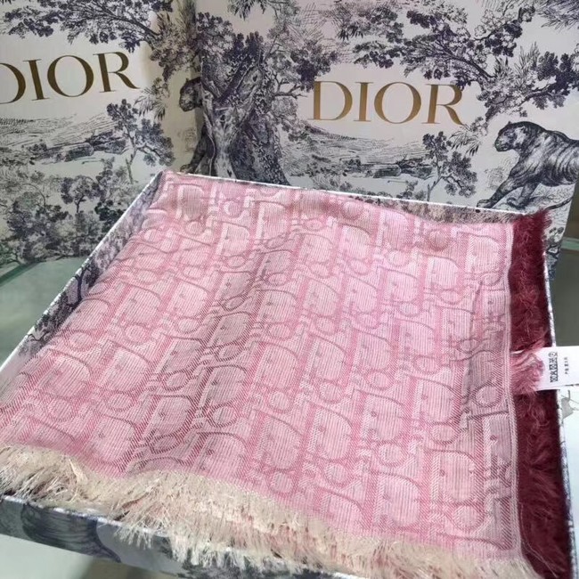 DIOR OBLIQUE STOLE IN WOOL AND CASHMERE C345