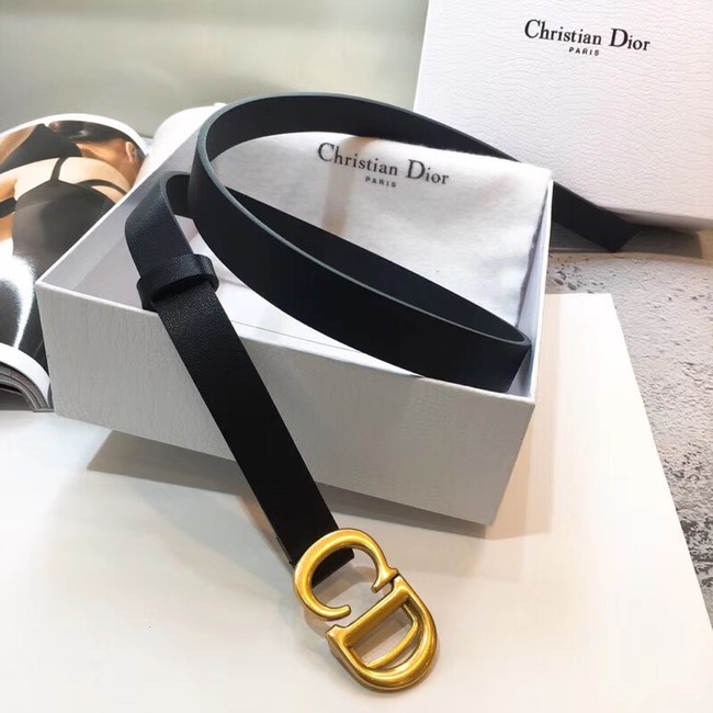 Dior Calf Leather Belt Wide with 20mm 5361 black