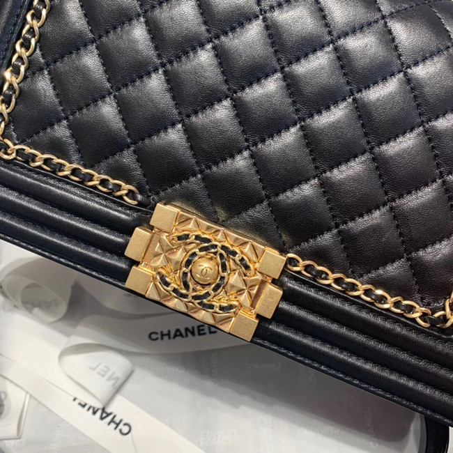 BOY CHANEL flap bag A67086 black