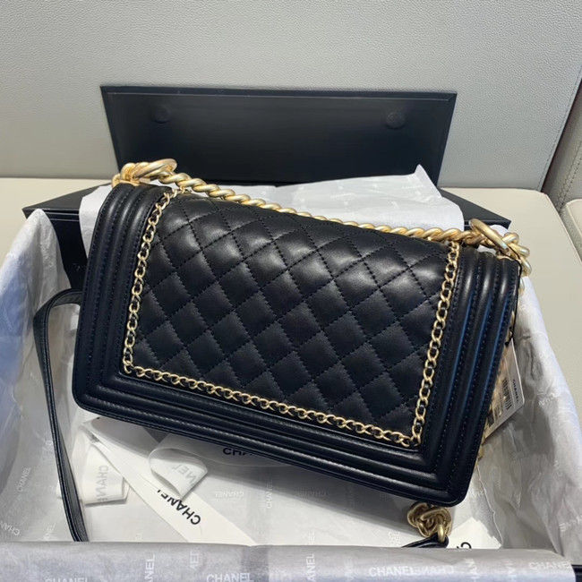 BOY CHANEL flap bag A67086 black