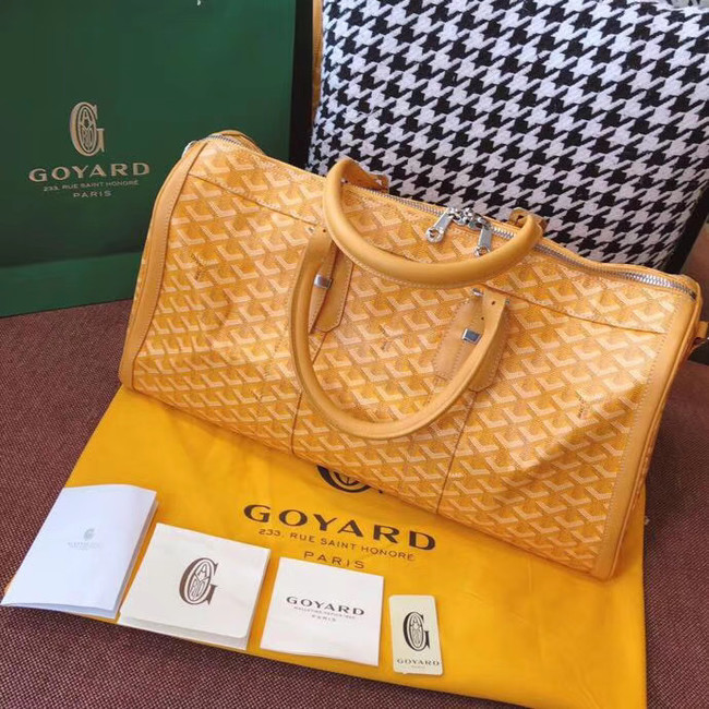 Goyard Canvas Travel bag 6958 yellow