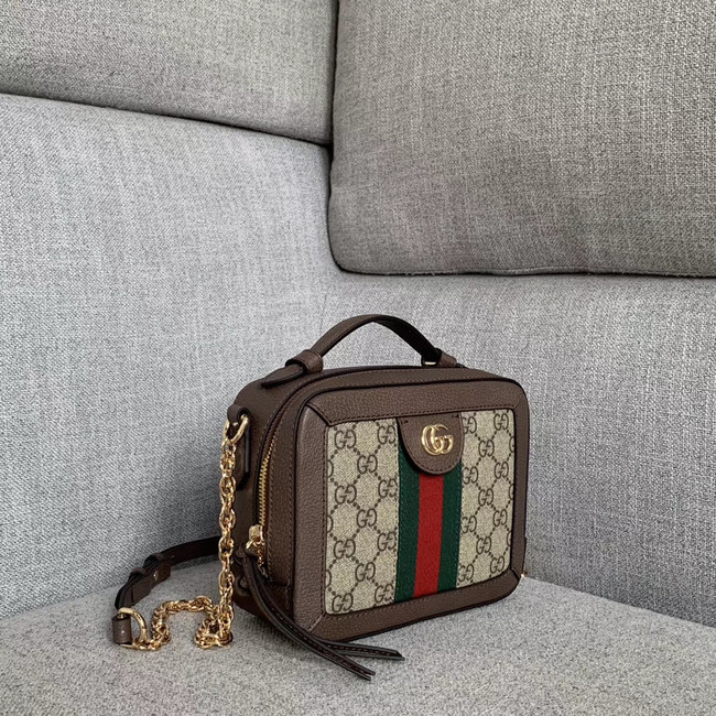 Gucci Ophidia series GG Mini Shoulder Bag 602576 brown