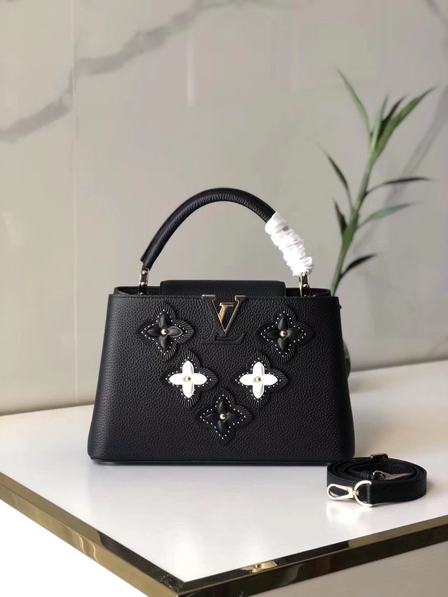 Louis Vuitton CAPUCINES PM M48866 black