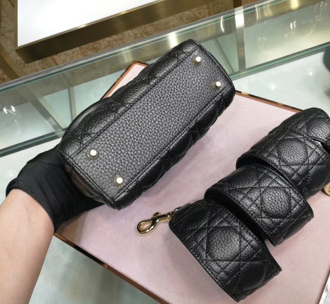 Dior MINI LADY DIOR CALFSKIN BAG M0573 black