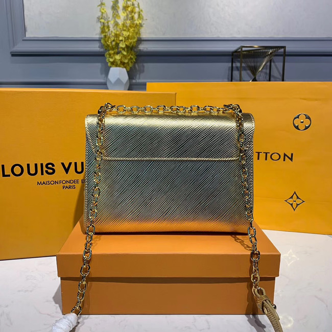 Louis vuitton original epi leather twist M50282 gold