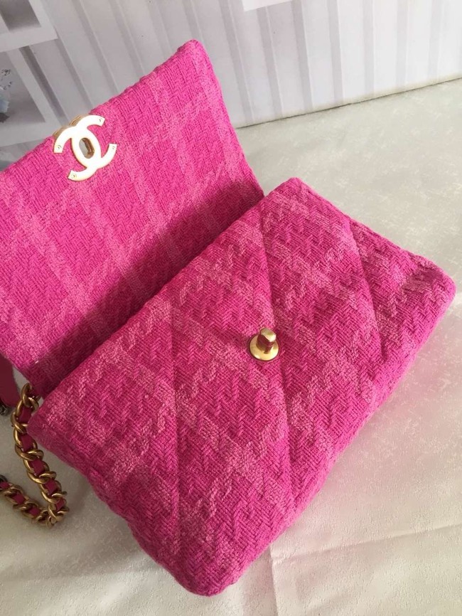 CHANEL 19 Flap Bag AS1162 rose