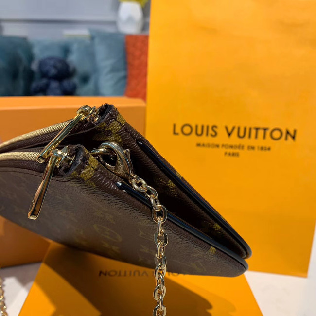 Louis Vuitton POCHETTE DOUBLE ZIP Chain bag M63905