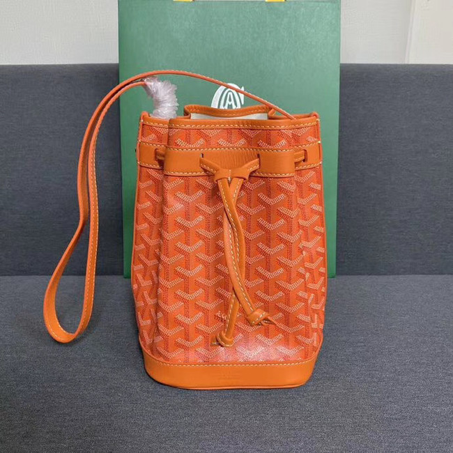 Goyard petit flot drawstring Bag G6959 orange