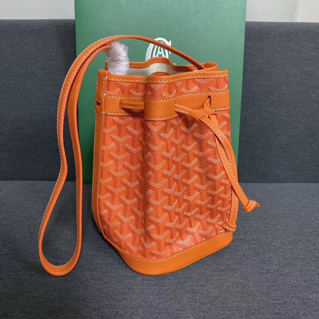 Goyard petit flot drawstring Bag G6959 orange