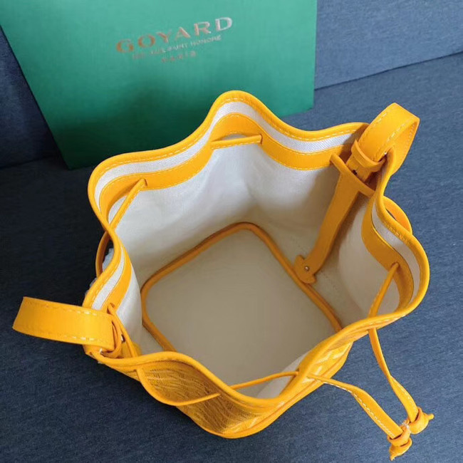 Goyard petit flot drawstring Bag G6959 yellow