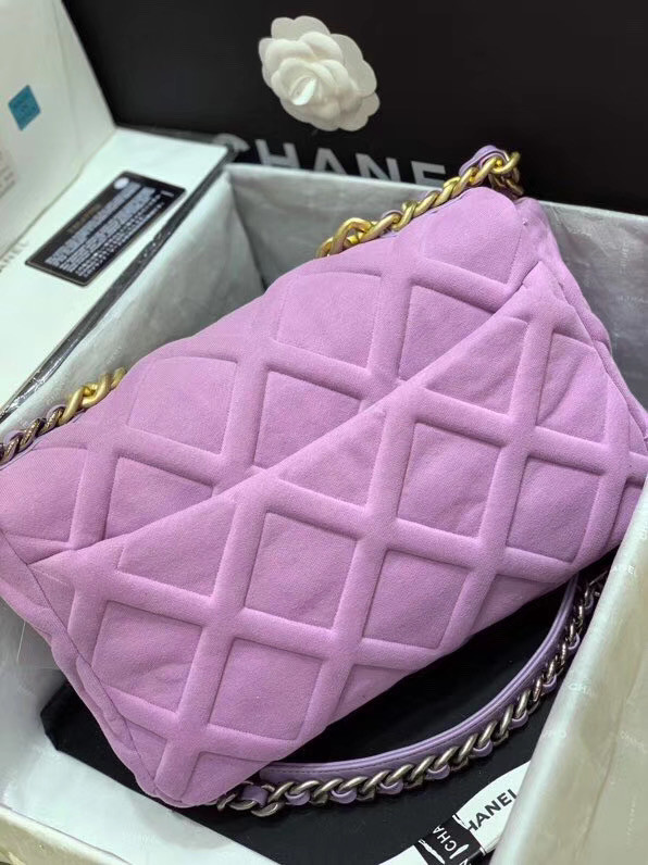 CHANEL 19 Flap Bag AS1160 Lavender