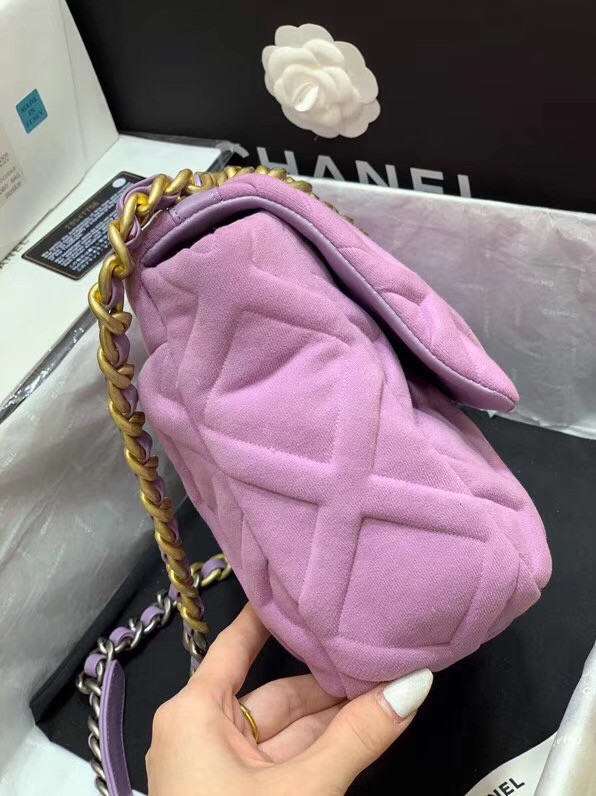 CHANEL 19 Flap Bag AS1160 Lavender