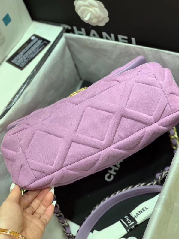 CHANEL 19 Flap Bag AS1160 Lavender