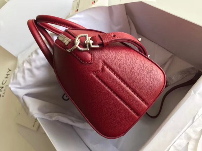 Givenchy Grained Calfskin Small Antigona Bag BB0511 Burgundy