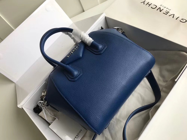 Givenchy Grained Calfskin Small Antigona Bag BB0511 blue